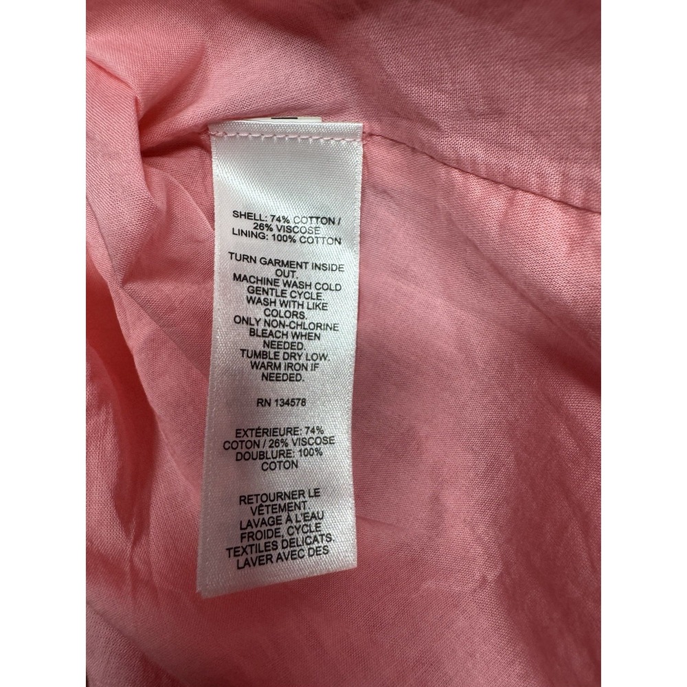 Vineyard Vines Dress  Women's Medium Mix Print Tier Bright Peach‎ - Picture 8 of 10